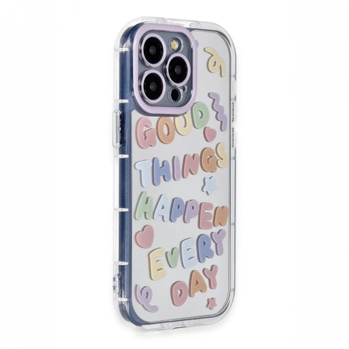 Mey İthalat®   iPhone 14 Pro Max Kılıf Reflexion Desenli Kapak - Desen 7