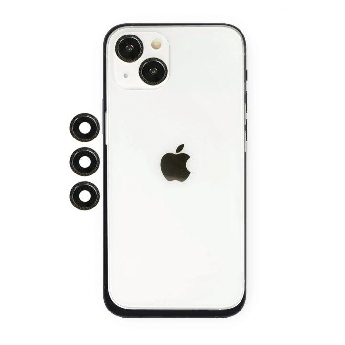 Mey İthalat®   iPhone 14 Shine Kamera Lens - Siyah