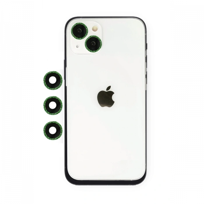 Mey İthalat®   iPhone 14 Shine Kamera Lens - Yeşil