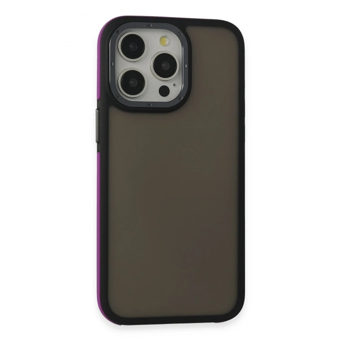 Mey İthalat®   iPhone 15 Pro Harvel Kapak - Derin Mor