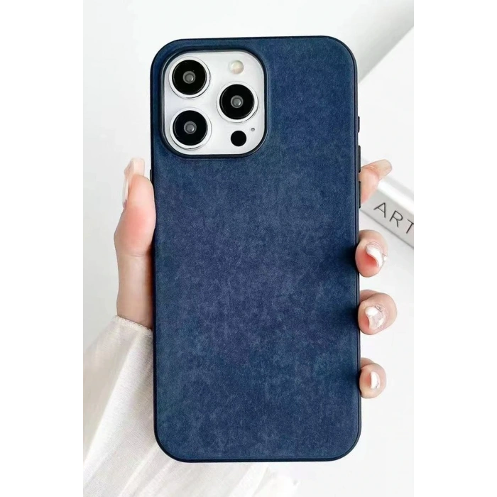 Mey İthalat®   iPhone 15 Pro Kılıf Karen Magsafe Kapak - Lacivert