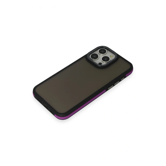 Mey İthalat®   iPhone 15 Pro Max Harvel Kapak - Derin Mor