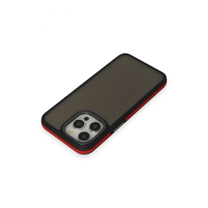 Mey İthalat®   iPhone 15 Pro Max Harvel Kapak - Kırmızı