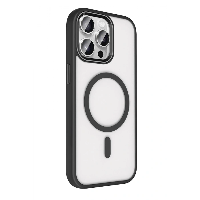 Mey İthalat®   iPhone 15 Pro Max Terea Magsafe Kapak - Siyah