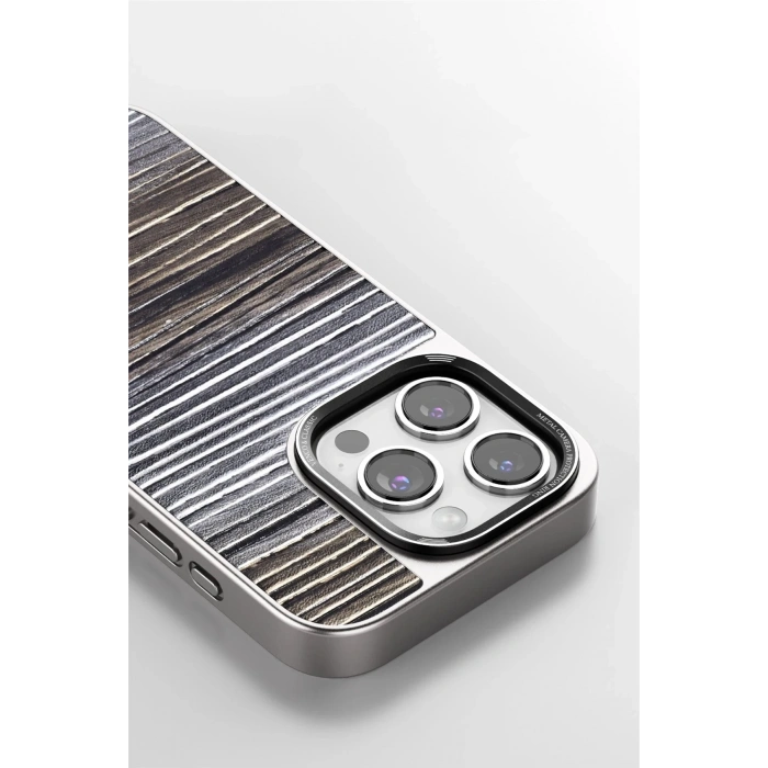 Mey İthalat®   iPhone 15 Pro Wave Kapak - Derin Mor