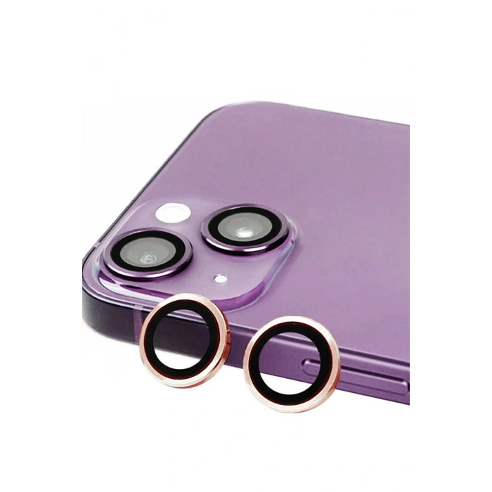 Mey İthalat®   iPhone 15 Raze Metal Kamera Lens - Pembe