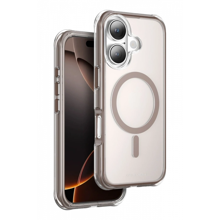 Mey İthalat®   iPhone 16 Hulk Magsafe Kapak - Çöl Titanyum