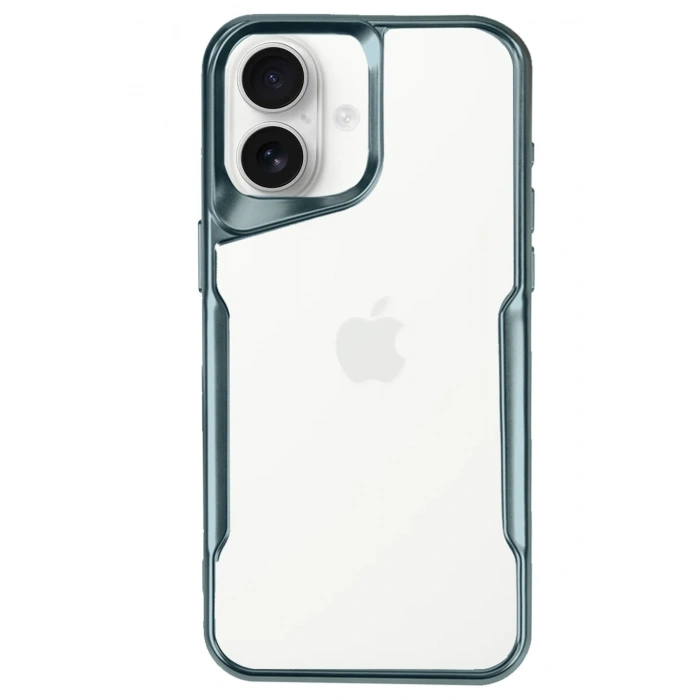 Mey İthalat®   iPhone 16 Kılıf Boyi Silikon Kapak - Turkuaz