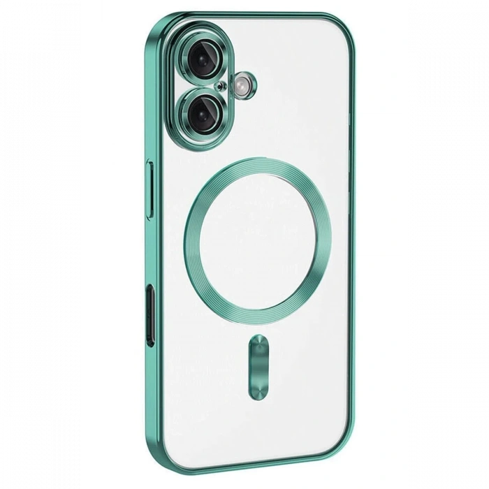Mey İthalat®   iPhone 16 Kılıf Kross Magneticsafe Kapak - Turkuaz