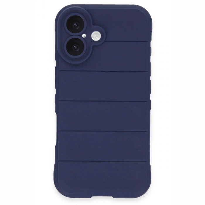 Mey İthalat®   iPhone 16 Kılıf Optimum Silikon - Lacivert