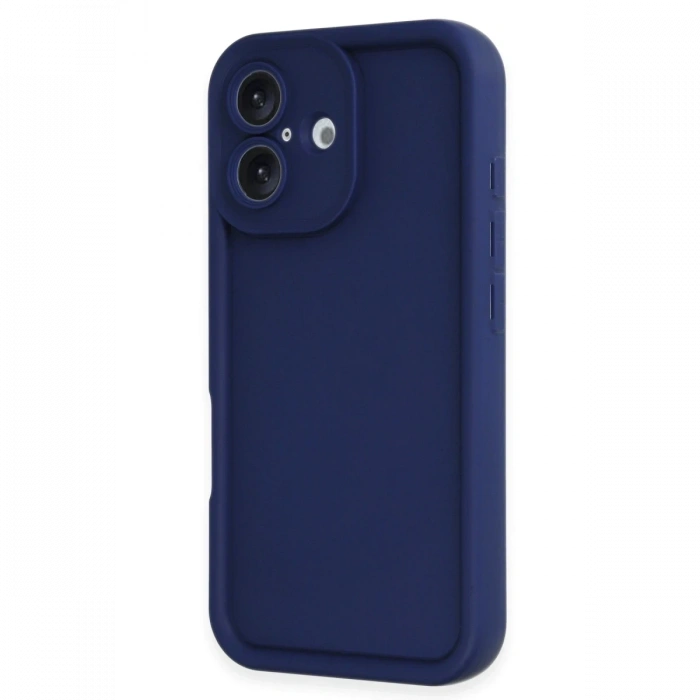 Mey İthalat®   iPhone 16 Kılıf Viera Silikon - Lacivert
