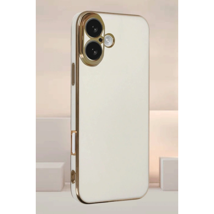 Mey İthalat®   iPhone 16 Kılıf Volet Silikon - Siyah