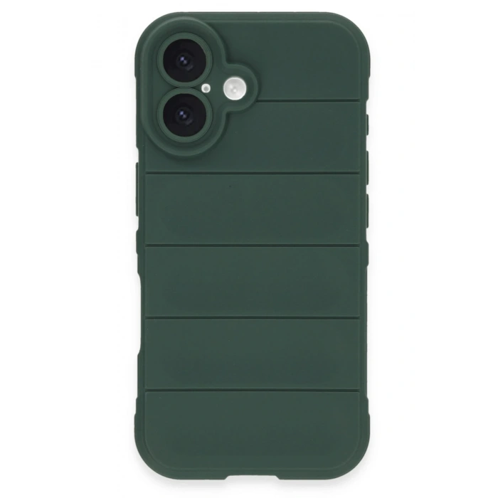 Mey İthalat®   iPhone 16 Plus Kılıf Optimum Silikon - Koyu Yeşil