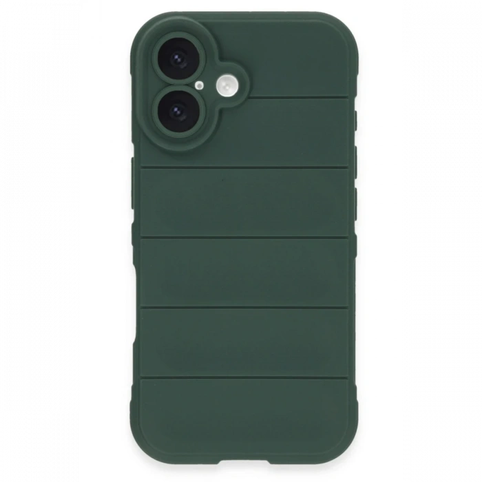 Mey İthalat®   iPhone 16 Plus Kılıf Optimum Silikon - Koyu Yeşil