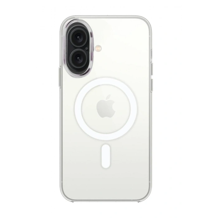 Mey İthalat®   iPhone 16 Plus Kılıf Pc Real Magsafe Kapak - Şeffaf