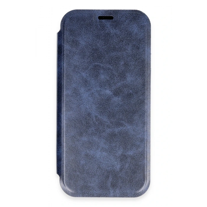 Mey İthalat®   iPhone 16 Pro Kılıf Flip Cover - Lacivert