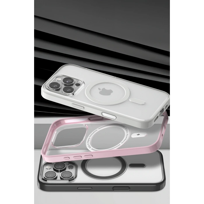 Mey İthalat®   iPhone 16 Pro Max Joly Magsafe Kapak - Siyah