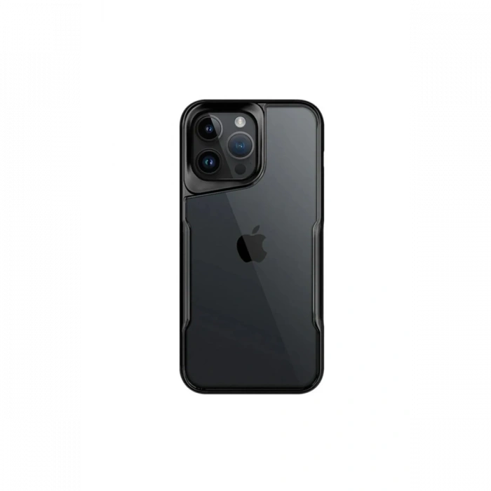 Mey İthalat®   iPhone 16 Pro Max Kılıf Boyi Silikon Kapak - Siyah