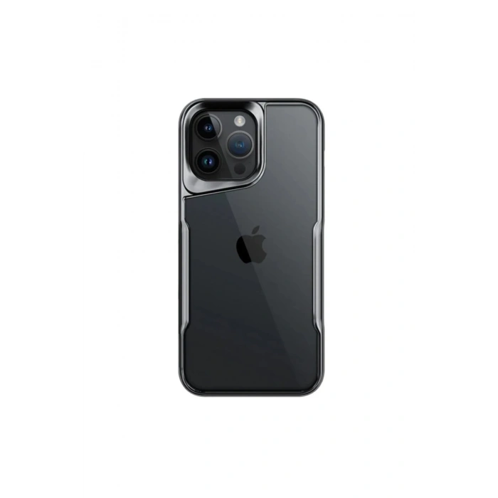 Mey İthalat®   iPhone 16 Pro Max Kılıf Boyi Silikon Kapak - Titan Gri