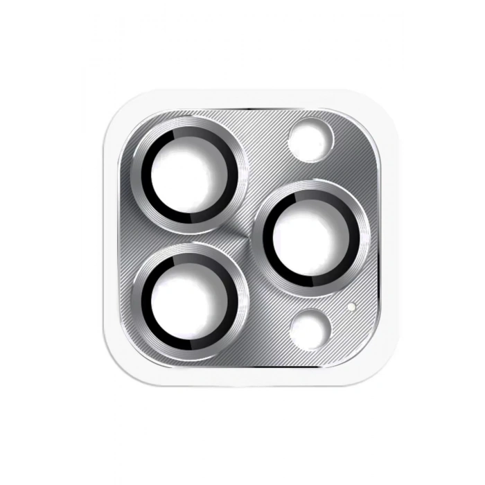 Mey İthalat®   iPhone 16 Pro Max Pers Alüminyum Kamera Lens - Gri