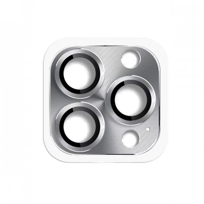 Mey İthalat®   iPhone 16 Pro Max Pers Alüminyum Kamera Lens - Gri