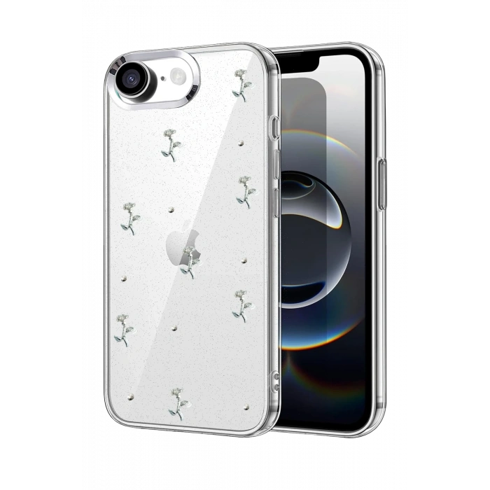 Mey İthalat®   iPhone 16E Fiyonk Desenli Kapak - Desen 2