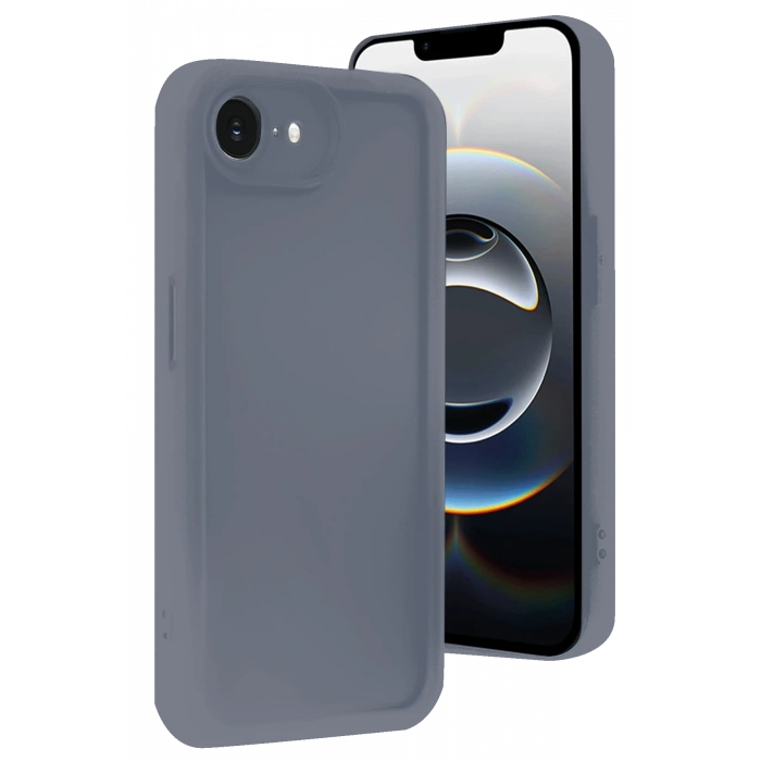 Mey İthalat®   iPhone 16E Kılıf Viera Silikon - Gri