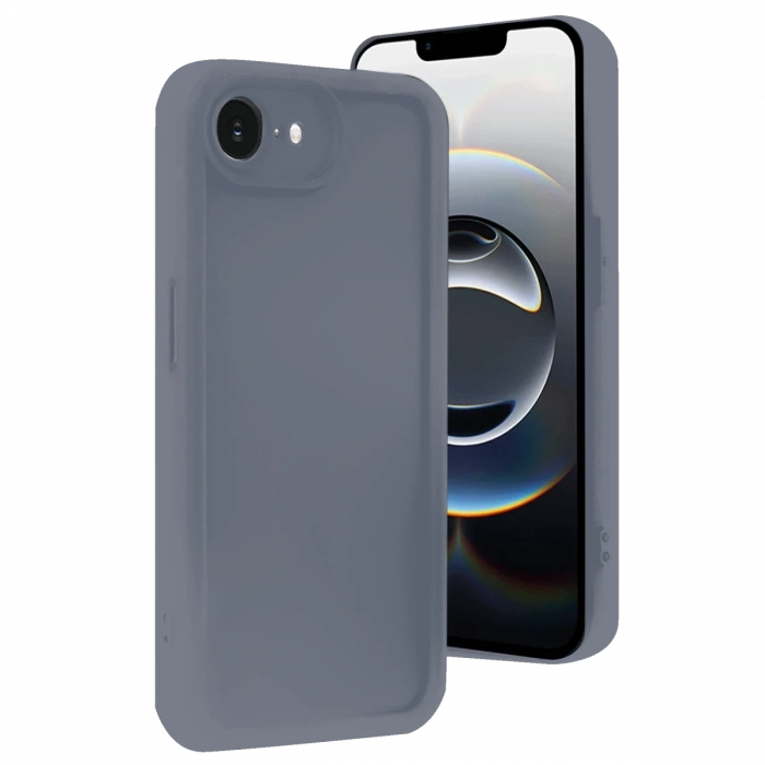 Mey İthalat®   iPhone 16E Kılıf Viera Silikon - Gri