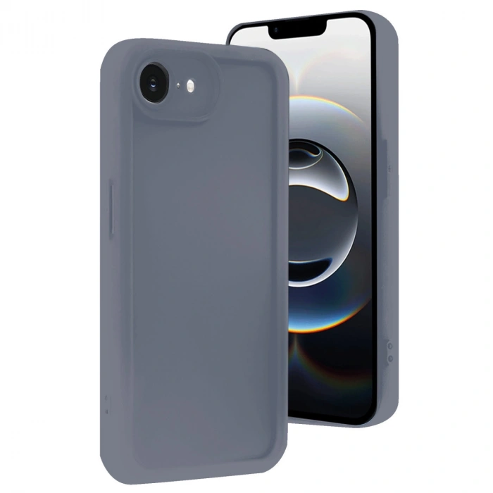 Mey İthalat®   iPhone 16E Kılıf Viera Silikon - Gri