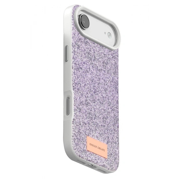 Mey İthalat®   iPhone 17 Air Bright Simli Kapak - Lila