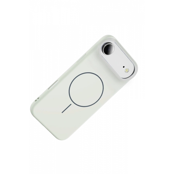 Mey İthalat®   iPhone 17 Air Jully Magsafe Kapak - Beyaz