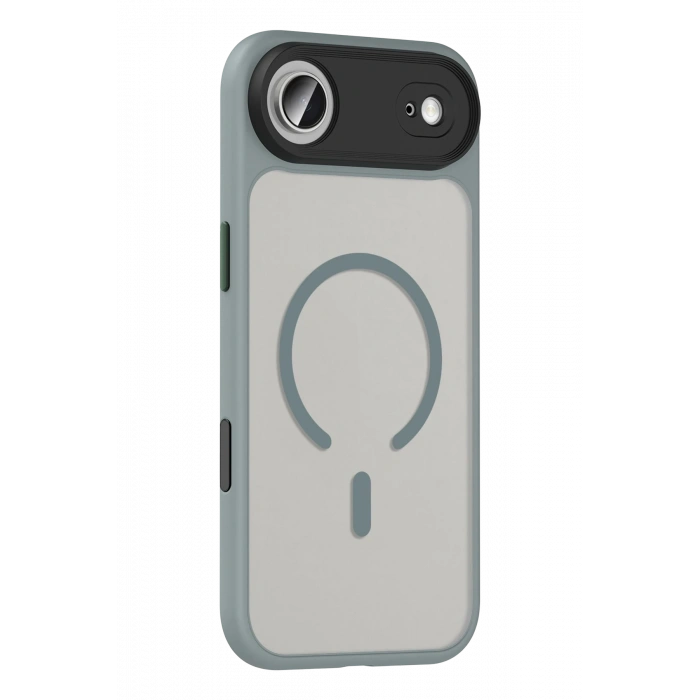 Mey İthalat®   iPhone 17 Air Megane Magsafe Kapak - Titan Gri
