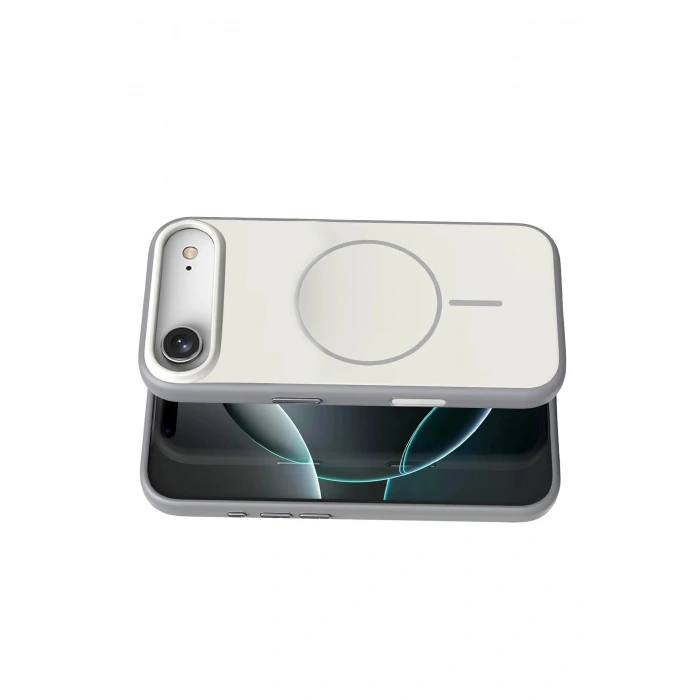 Mey İthalat®   iPhone 17 Air Neva Magsafe Kapak - Gri