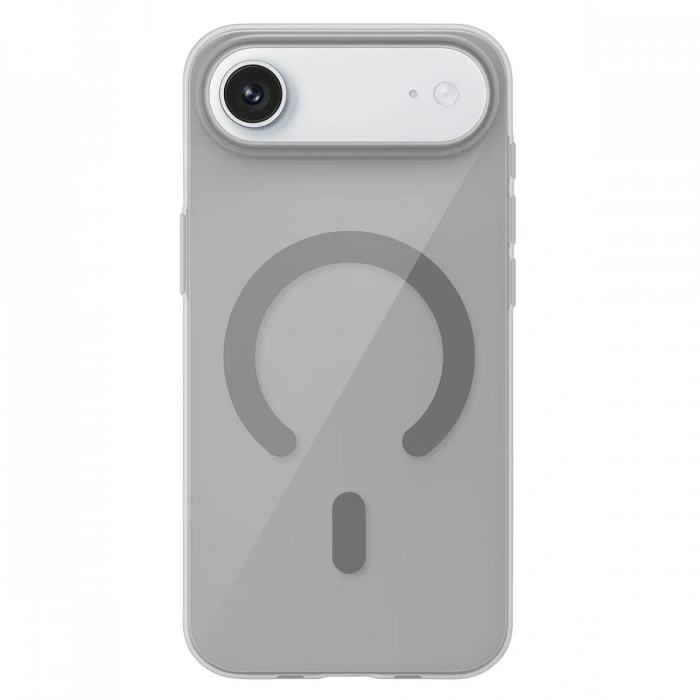 Mey İthalat®   iPhone 17 Air PC Blank Magsafe Kapak - Natural Grey