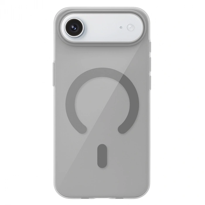 Mey İthalat®   iPhone 17 Air PC Blank Magsafe Kapak - Natural Grey
