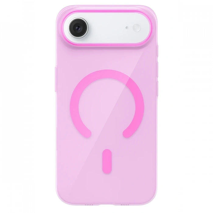 Mey İthalat®   iPhone 17 Air PC Blank Magsafe Kapak - Pembe