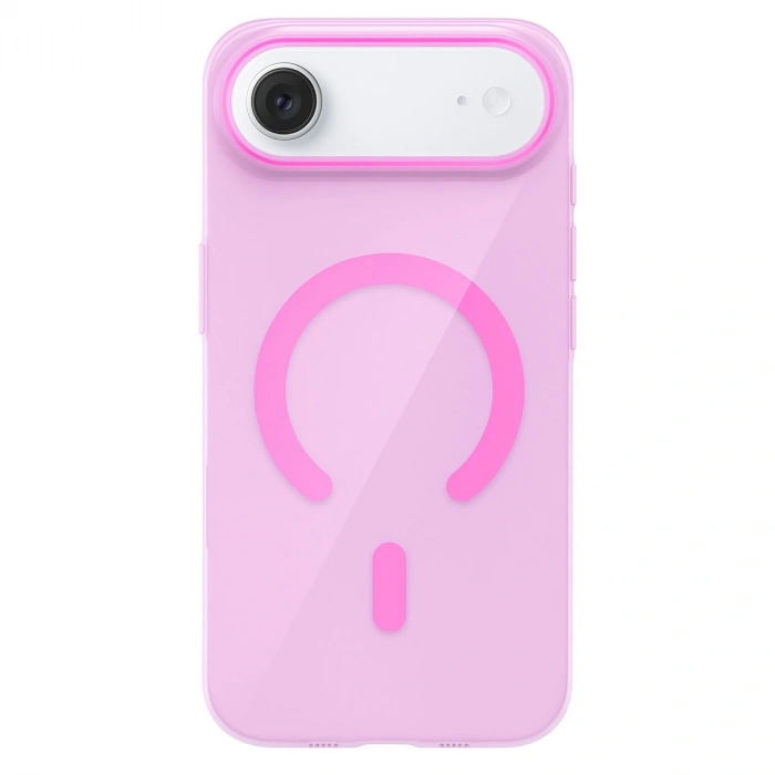 Mey İthalat®   iPhone 17 Air PC Blank Magsafe Kapak - Pembe