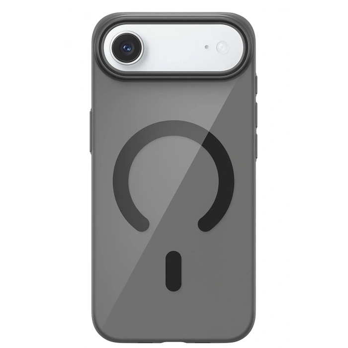Mey İthalat®   iPhone 17 Air PC Blank Magsafe Kapak - Siyah