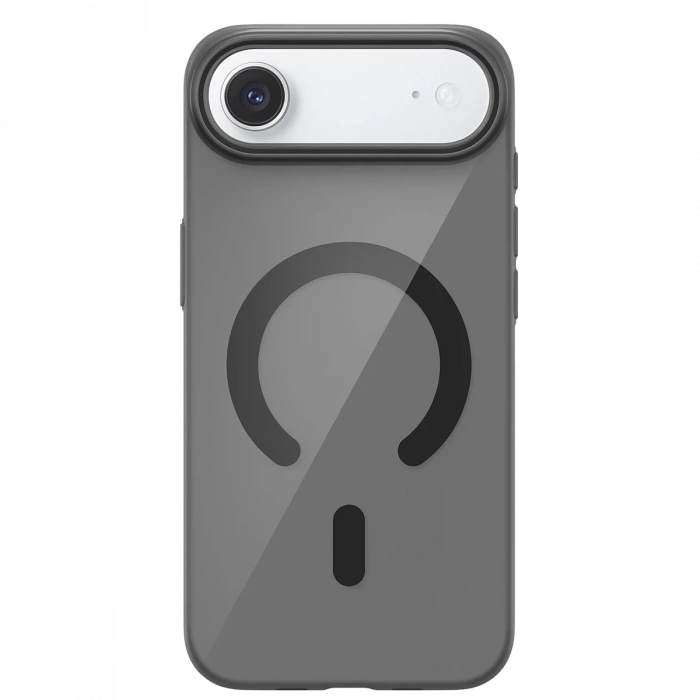 Mey İthalat®   iPhone 17 Air PC Blank Magsafe Kapak - Siyah