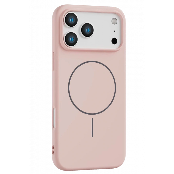 Mey İthalat®   iPhone 17 Pro Jully Magsafe Kapak - Pudra