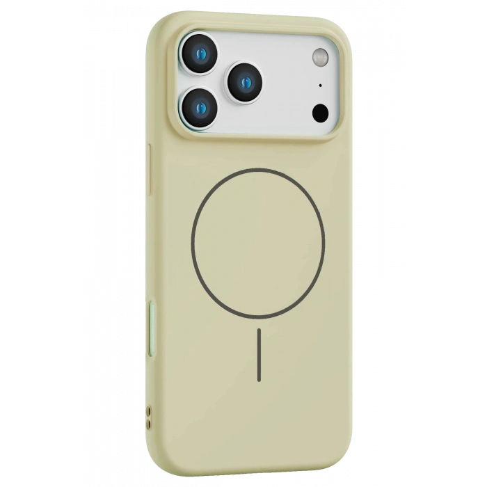 Mey İthalat®   iPhone 17 Pro Max Jully Magsafe Kapak - Bej