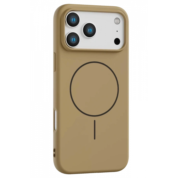 Mey İthalat®   iPhone 17 Pro Max Jully Magsafe Kapak - Çöl Titanyum