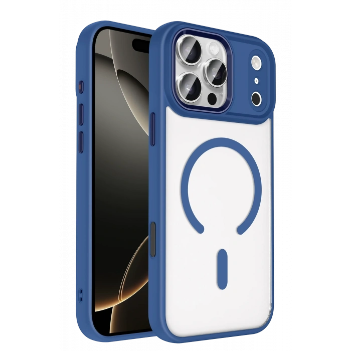 Mey İthalat®   iPhone 17 Pro Max Terea Magsafe Kapak - Lacivert