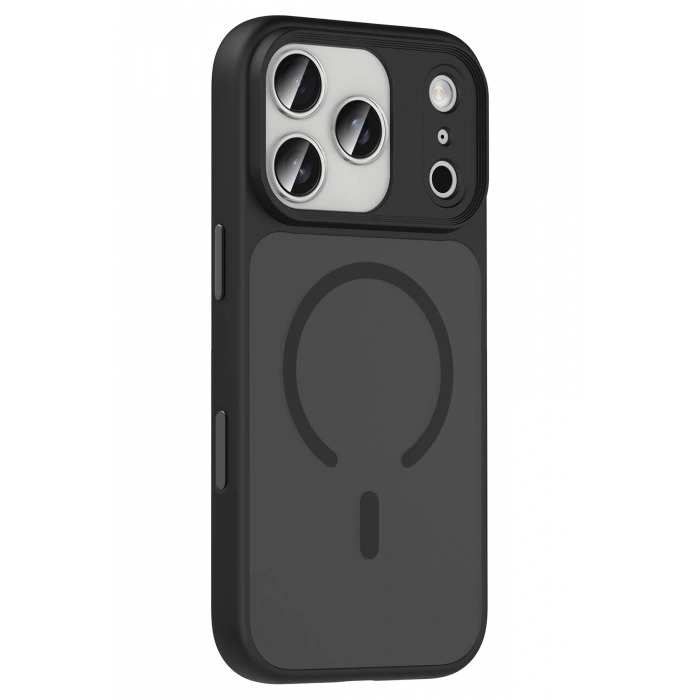 Mey İthalat®   iPhone 17 Pro Megane Magsafe Kapak - Siyah