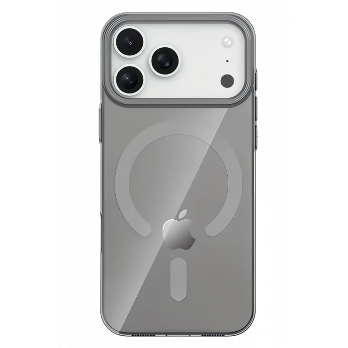 Mey İthalat®   iPhone 17 Pro PC Blank Magsafe Kapak - Natural Grey