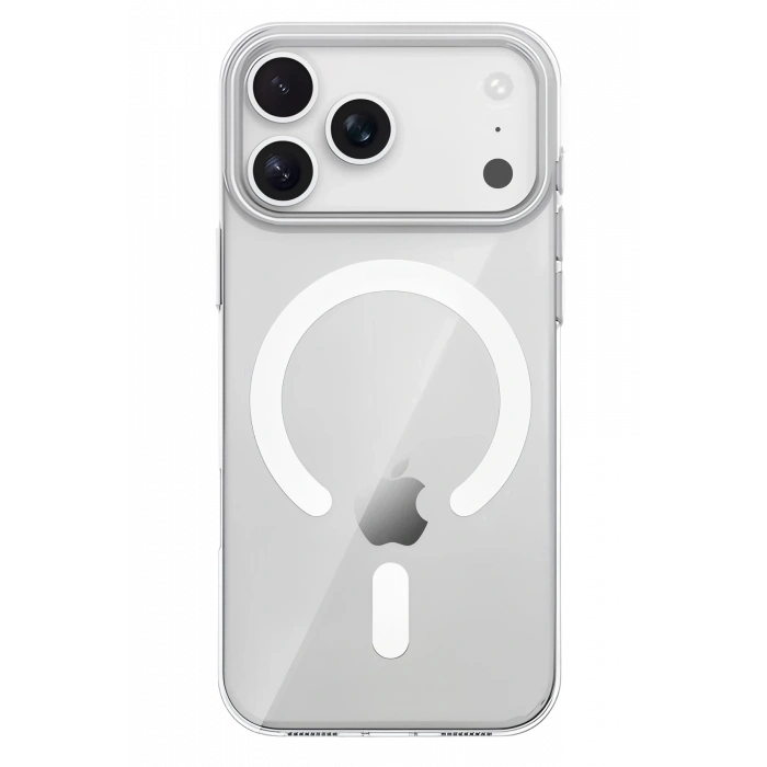 Mey İthalat®   iPhone 17 Pro PC Blank Magsafe Kapak - Şeffaf