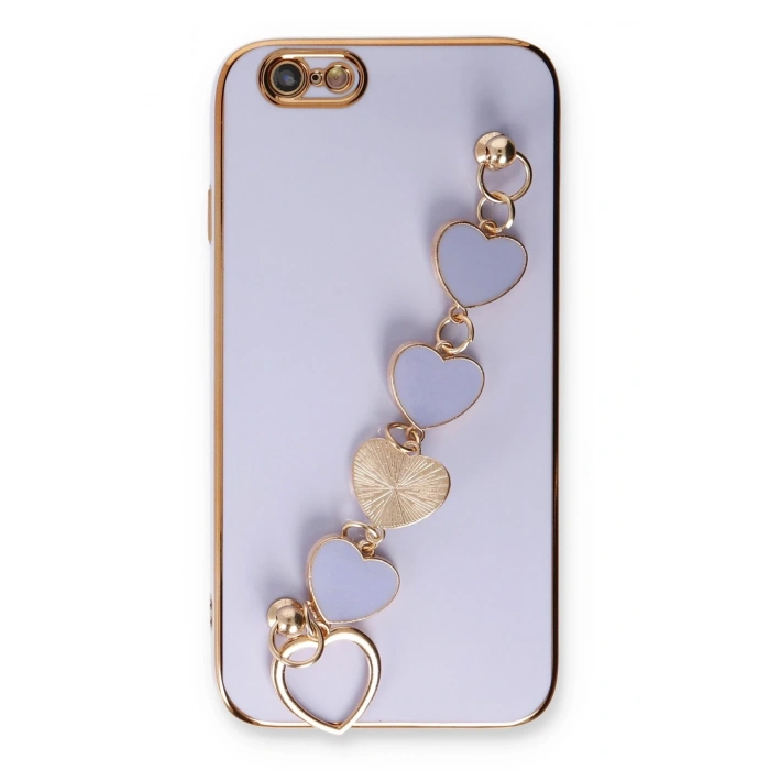 Mey İthalat®   iPhone 6 Kılıf Esila Silikon - Lila