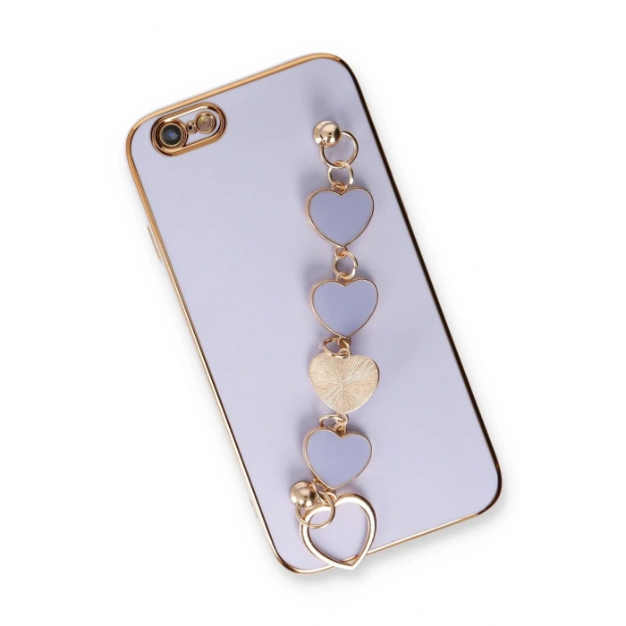 Mey İthalat®   iPhone 6 Kılıf Esila Silikon - Lila