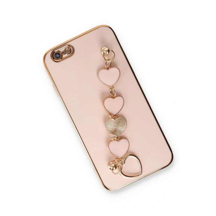 Mey İthalat®   iPhone 6 Kılıf Esila Silikon - Pudra