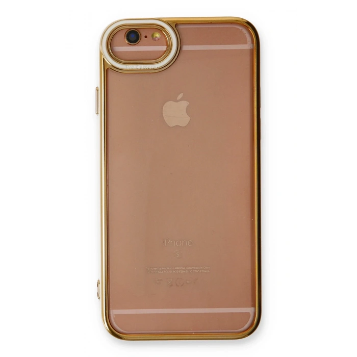 Mey İthalat®   iPhone 6 Kılıf Liva Lens Silikon - Beyaz